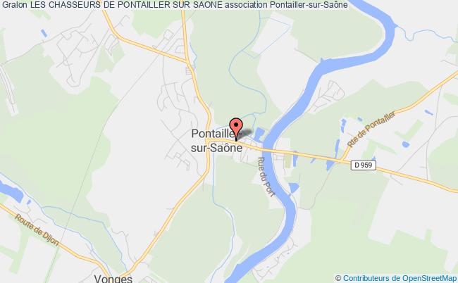plan association Les Chasseurs De Pontailler Sur Saone Pontailler-sur-Saône