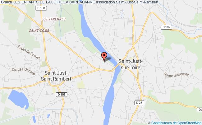 plan association Les Enfants De La Loire La Sarbacanne Saint-Just-Saint-Rambert