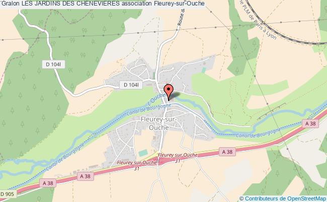 plan association Les Jardins Des Chenevieres Fleurey-sur-Ouche