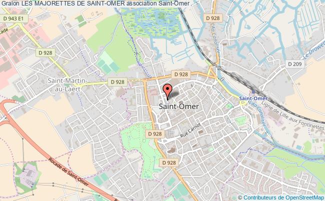 plan association Les Majorettes De Saint-omer Saint-Omer