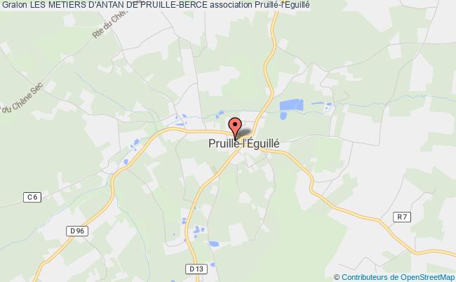 plan association Les Metiers D'antan De Pruille-berce Pruillé-l'Éguillé
