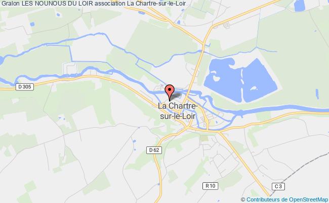 plan association Les Nounous Du Loir La    Chartre-sur-le-Loir