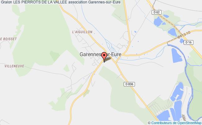 plan association Les Pierrots De La Vallee Garennes-sur-Eure
