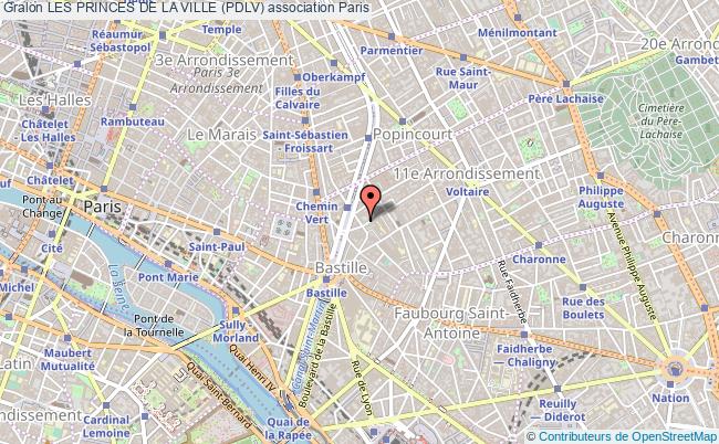 plan association Les Princes De La Ville (pdlv) Paris