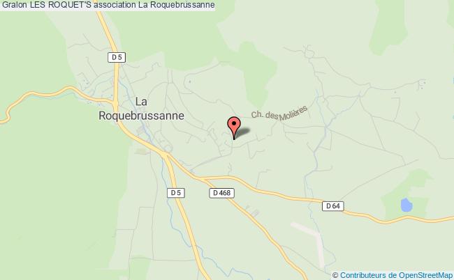 plan association Les Roquet's La Roquebrussanne