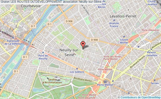 plan association Les Routes Du Developpement Neuilly-sur-Seine