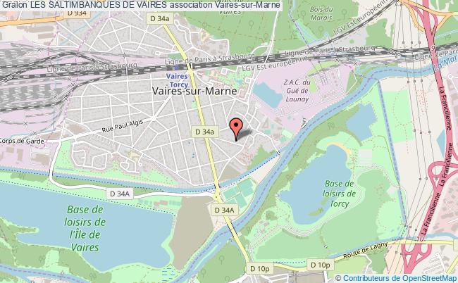 plan association Les Saltimbanques De Vaires Vaires-sur-Marne