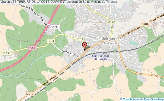 plan association Les Tireurs De La Cote D'argent Saint-Vincent-de-Tyrosse