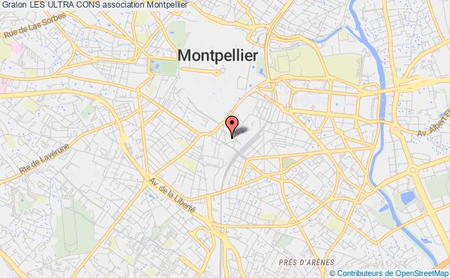 plan association Les Ultra Cons Montpellier