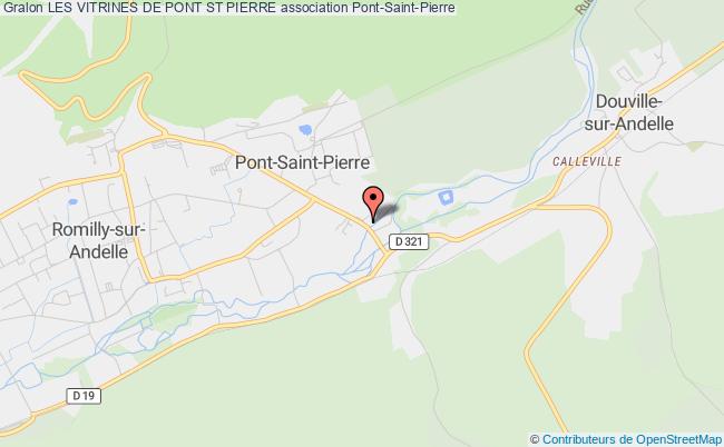 plan association Les Vitrines De Pont St Pierre Pont-Saint-Pierre