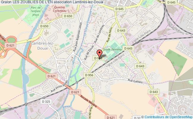plan association Les Zoublies De L'en Lambres-lez-Douai