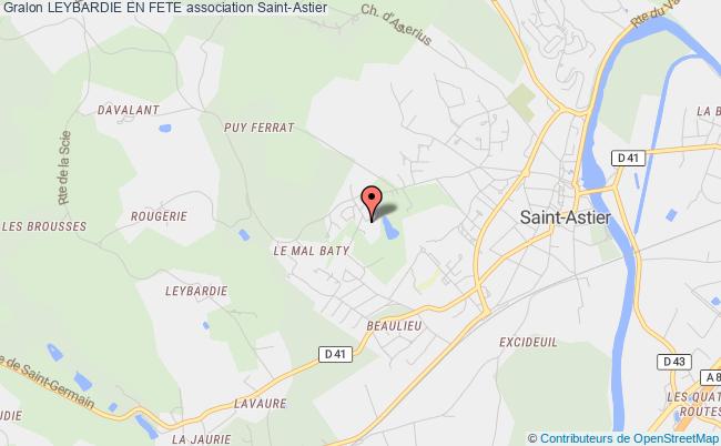 plan association Leybardie En Fete Saint-Astier