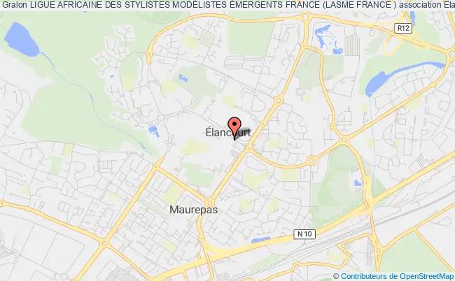plan association Ligue Africaine Des Stylistes ModÉlistes Émergents France (lasme France ) Élancourt