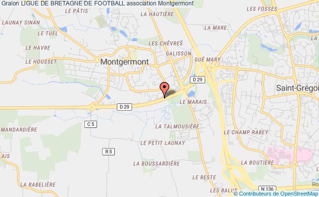 plan association Ligue De Bretagne De Football Montgermont