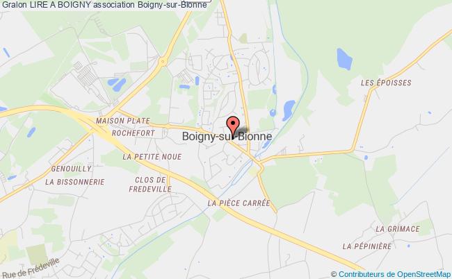 plan association Lire A Boigny Boigny-sur-Bionne