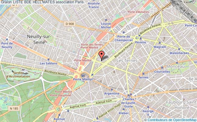 plan association Liste Bde Hell'mates Paris