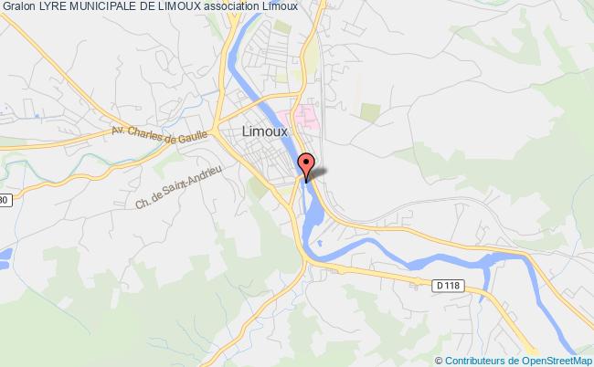plan association Lyre Municipale De Limoux Limoux
