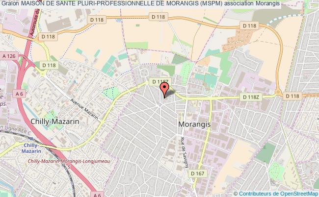 plan association Maison De Sante Pluri-professionnelle De Morangis (mspm) Morangis