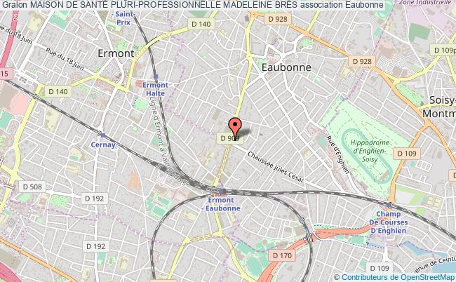 plan association Maison De SantÉ Pluri-professionnelle Madeleine BrÈs Eaubonne