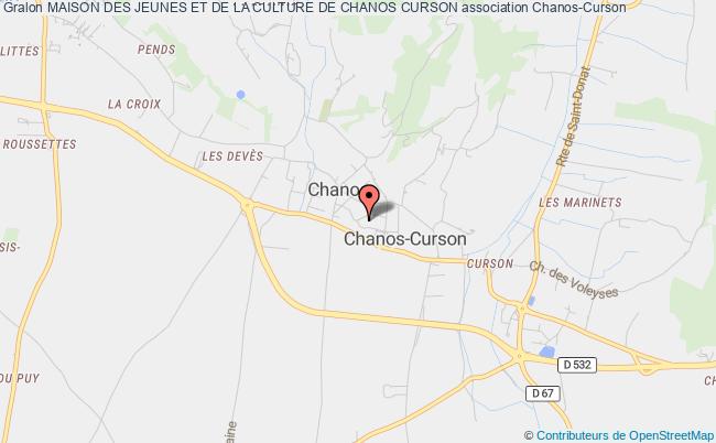 plan association Maison Des Jeunes Et De La Culture De Chanos Curson Chanos-Curson