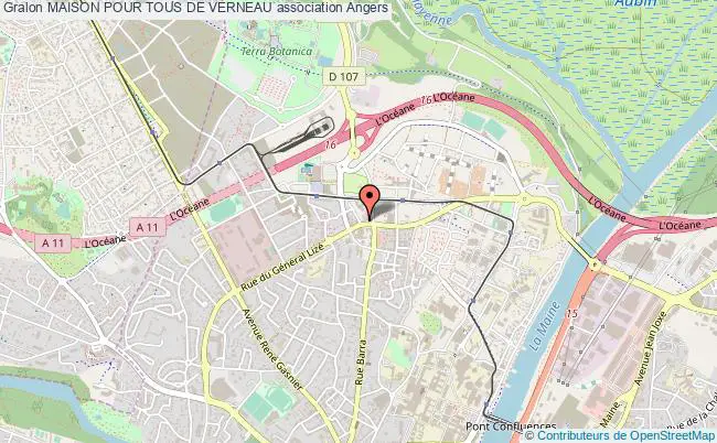 plan association Maison Pour Tous De Verneau Angers