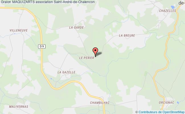 plan association Maquizarts Saint-André-de-Chalencon
