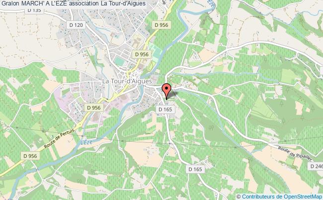 plan association March' A L'eze La    Tour-d'Aigues