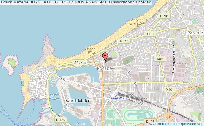 plan association Mayana Surf, La Glisse Pour Tous A Saint-malo Saint-Malo