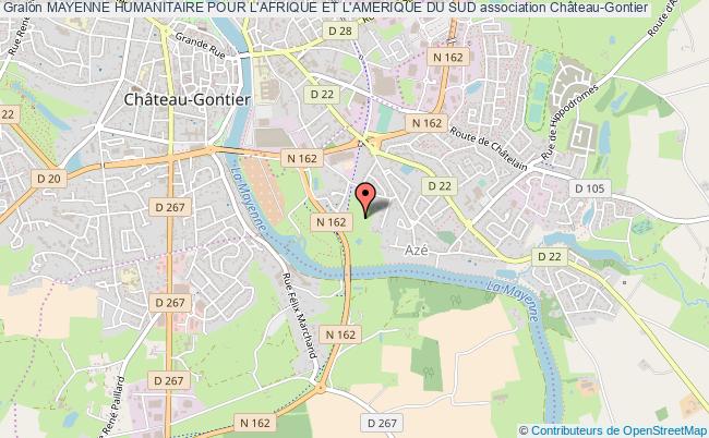 plan association Mayenne Humanitaire Pour L'afrique Et L'amerique Du Sud Château-Gontier