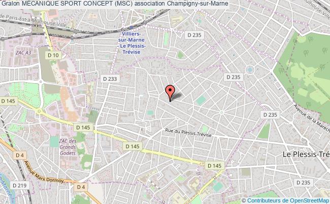 plan association MÉcanique Sport Concept (msc) Champigny-sur-Marne