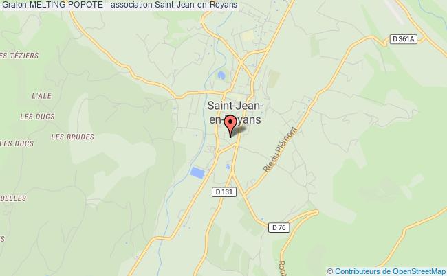 plan association Melting Popote - Saint-Jean-en-Royans