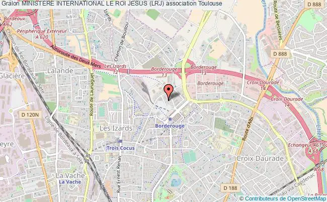 plan association Ministere International Le Roi Jesus (lrj) Toulouse