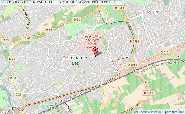 plan association Misa Mise En Valeur De La Musique Castelnau-le-Lez