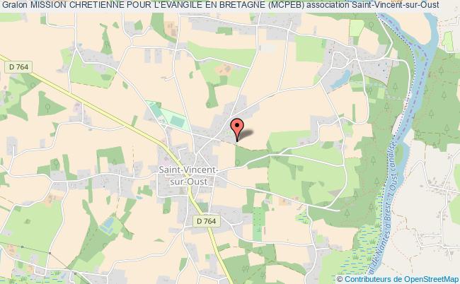 plan association Mission Chretienne Pour L'evangile En Bretagne (mcpeb) Saint-Vincent-sur-Oust