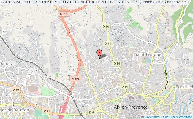 plan association Mission D Expertise Pour La Reconstruction Des Etats (m.e.r.e) Aix-en-Provence