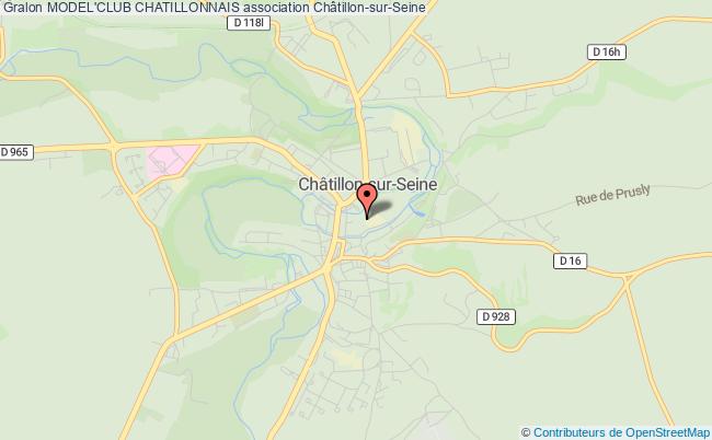plan association Model'club Chatillonnais Châtillon-sur-Seine