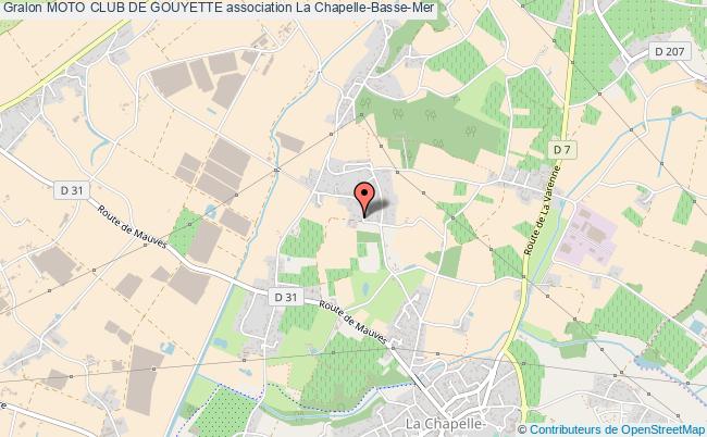 plan association Moto Club De Gouyette La    Chapelle-Basse-Mer