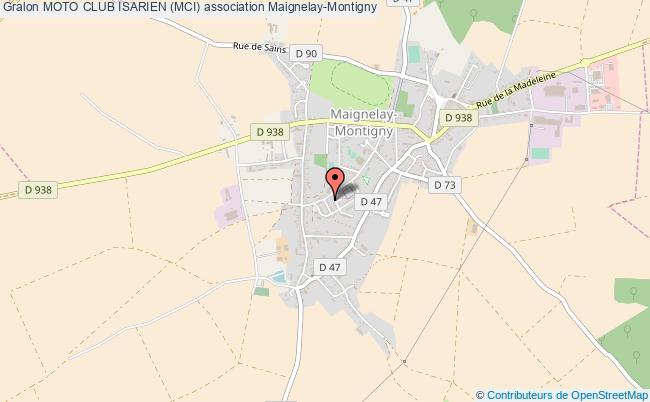 plan association Moto Club Isarien (mci) Maignelay-Montigny