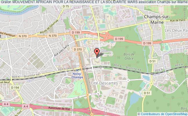 plan association Mouvement Africain Pour La Renaissance Et La Solidarite Mars Champs-sur-Marne