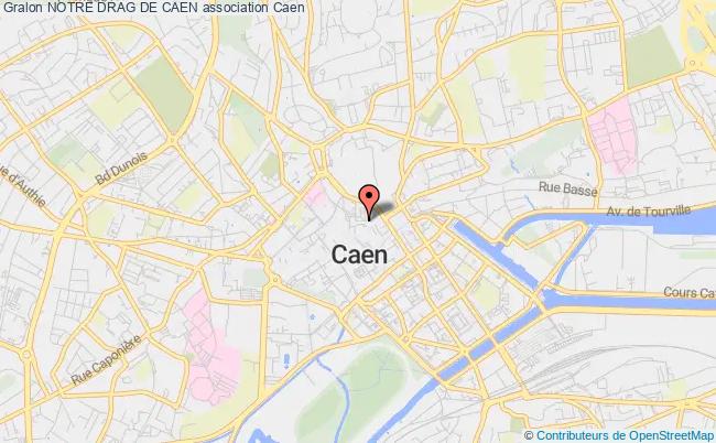 plan association Notre Drag De Caen Caen