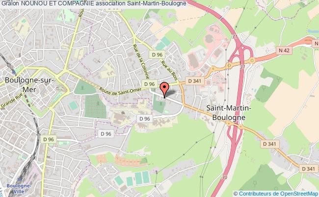 plan association Nounou Et Compagnie Saint-Martin-Boulogne