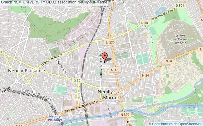plan association Nsm University Club Neuilly-sur-Marne