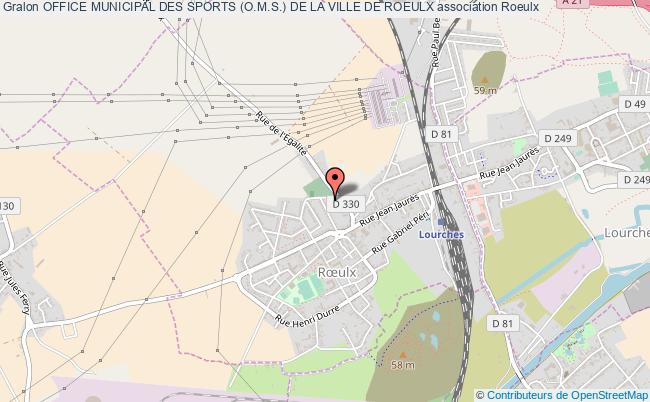 plan association Office Municipal Des Sports (o.m.s.) De La Ville De Roeulx Roeulx