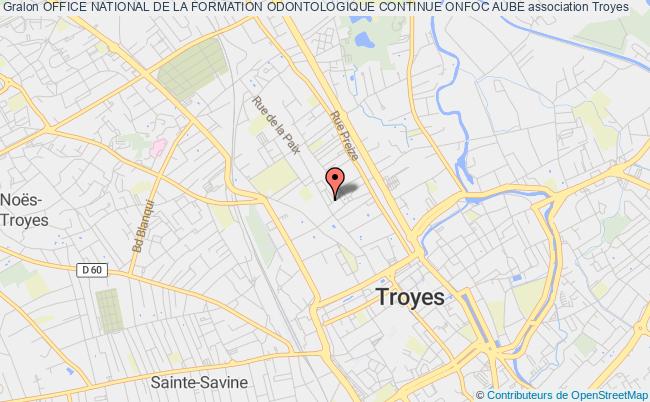 plan association Office National De La Formation Odontologique Continue Onfoc Aube Troyes