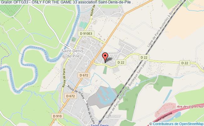 plan association Oftg33 - Only For The Game 33 Saint-Denis-de-Pile