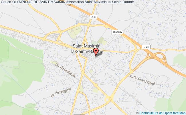 plan association Olympique De Saint-maximin Saint-Maximin-la-Sainte-Baume