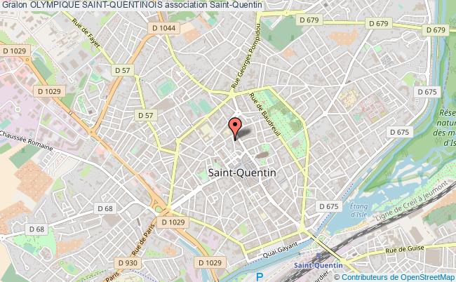 plan association Olympique Saint-quentinois Saint-Quentin