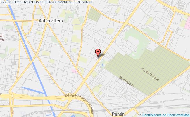 plan association Opaz  (aubervilliers) Aubervilliers