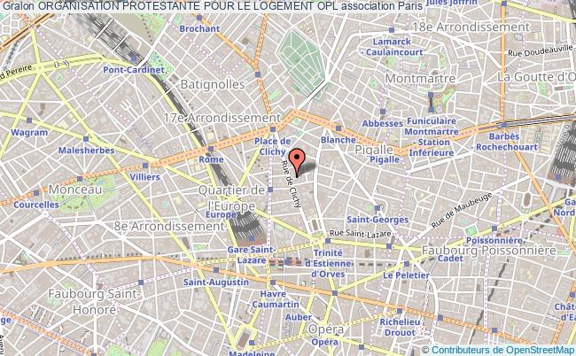plan association Organisation Protestante Pour Le Logement Opl Paris