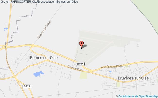 plan association Pariscopter-club Bernes-sur-Oise